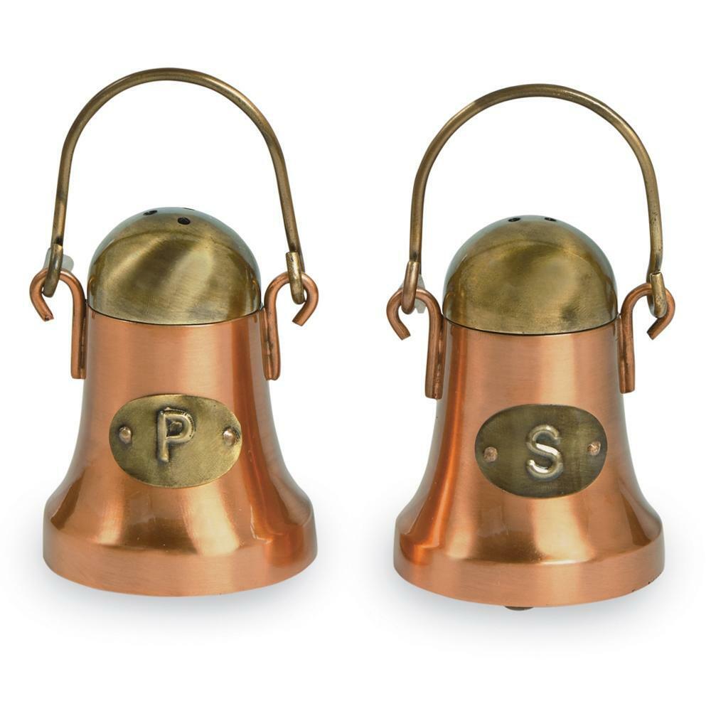 Copper Salt and Pepper Shakers by Mud Pie