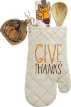 Give Thanks Oven Mitt and Towel Set