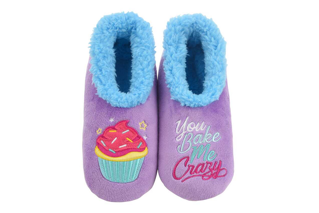 Snoozies Slippers You Bake Me Crazy