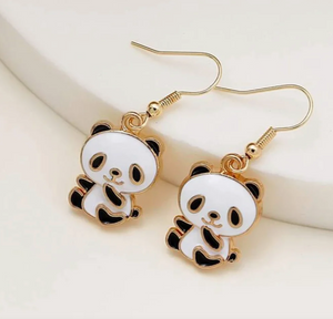 Loveable Panda Earrings
