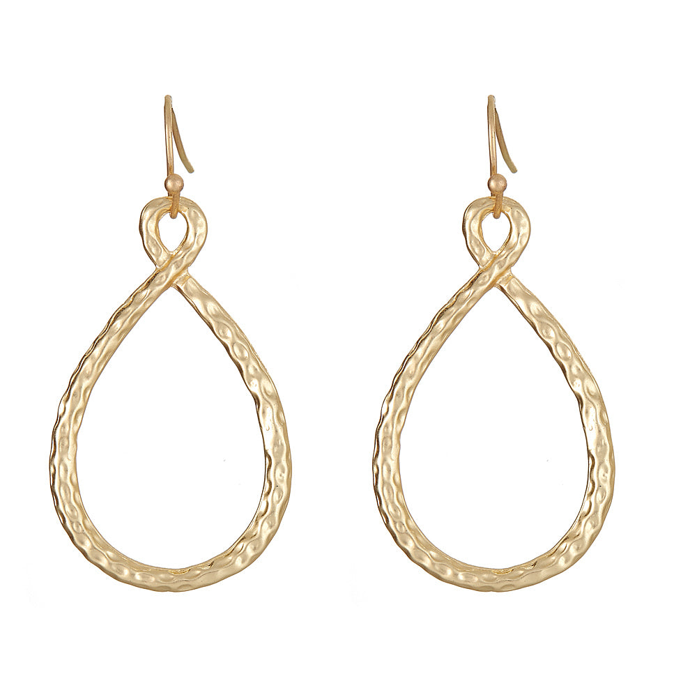 The Gibson Brushed Gold Earrings by Fornash