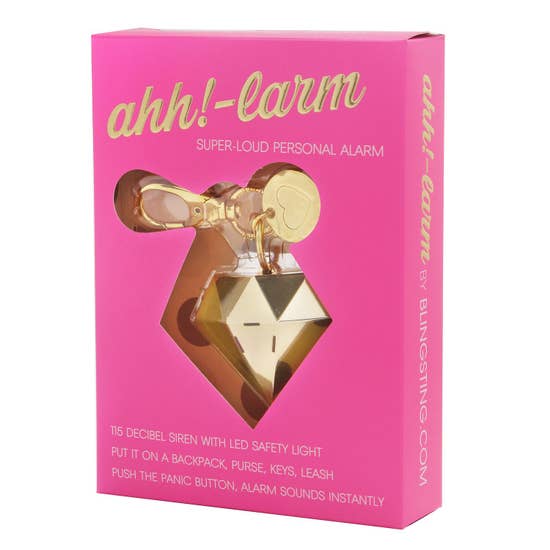 ahh!-larm Personal Clip-on Keychain Alarm Pink AL-ASST