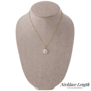 Gold Satellite Pearl Necklace